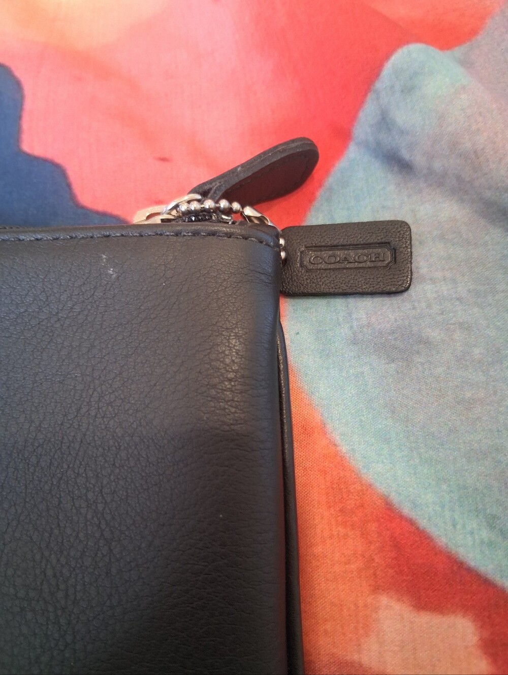 Coach Leather Wristlet/Pouch